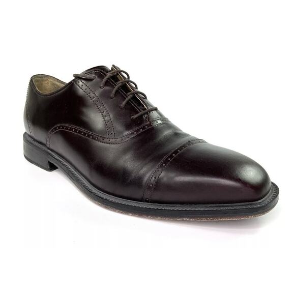 Rockport Burgundy Leather Oxfords Cap Toe Dress Work Shoes Mens Size 11 Wide main image 10